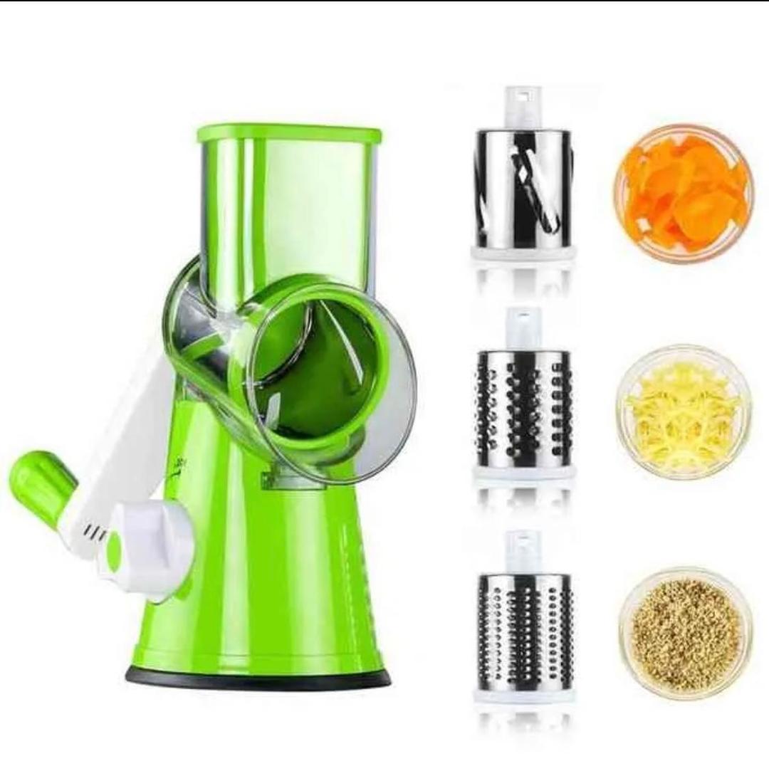 Multi-Functional Tabletop Drum Grater I Manual Vegetable Cutter Slicer & Grater | Chopper